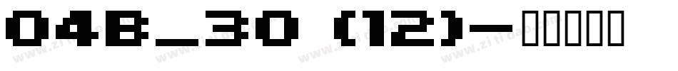 04B_30 (12)字体转换